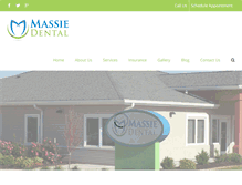 Tablet Screenshot of massiedental.com